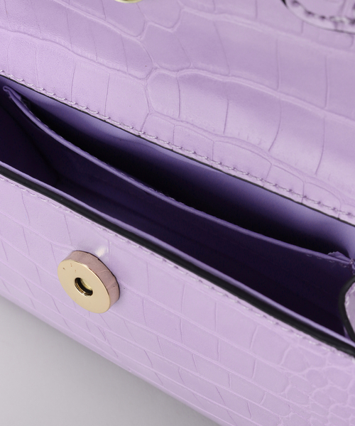 PETA+JAIN（ペタアンドジェーン）の「【PETA+JAIN /ペタアンドジェーン】 ヒネリカナグミニバッグ（ハンドバッグ・レディース・ブラック/ベージュ/パープル/モスグリーン・FREE）」の13枚目の写真