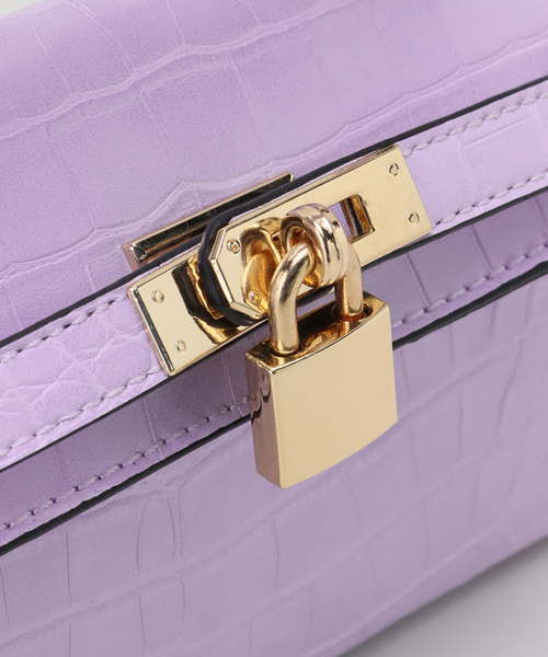 PETA+JAIN（ペタアンドジェーン）の「【PETA+JAIN /ペタアンドジェーン】 ヒネリカナグミニバッグ（ハンドバッグ・レディース・ブラック/ベージュ/パープル/モスグリーン・FREE）」の6枚目の写真