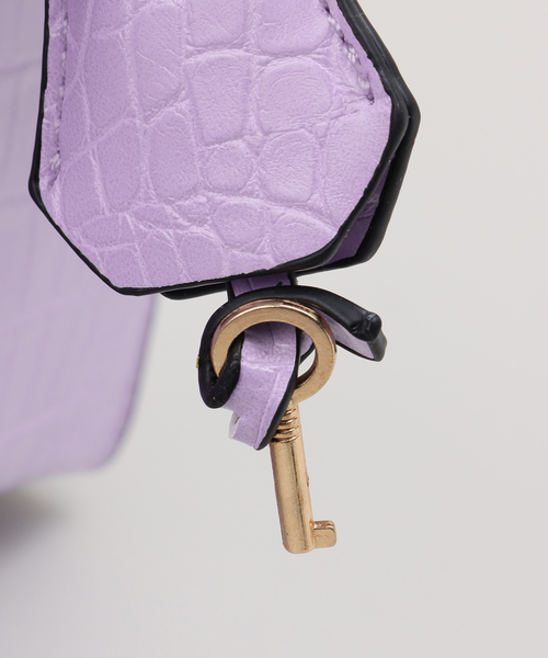 PETA+JAIN（ペタアンドジェーン）の「【PETA+JAIN /ペタアンドジェーン】 ヒネリカナグミニバッグ（ハンドバッグ・レディース・ブラック/ベージュ/パープル/モスグリーン・FREE）」の18枚目の写真