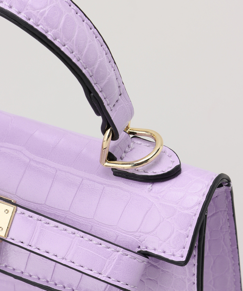 PETA+JAIN（ペタアンドジェーン）の「【PETA+JAIN /ペタアンドジェーン】 ヒネリカナグミニバッグ（ハンドバッグ・レディース・ブラック/ベージュ/パープル/モスグリーン・FREE）」の22枚目の写真