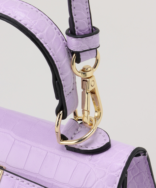 PETA+JAIN（ペタアンドジェーン）の「【PETA+JAIN /ペタアンドジェーン】 ヒネリカナグミニバッグ（ハンドバッグ・レディース・ブラック/ベージュ/パープル/モスグリーン・FREE）」の9枚目の写真