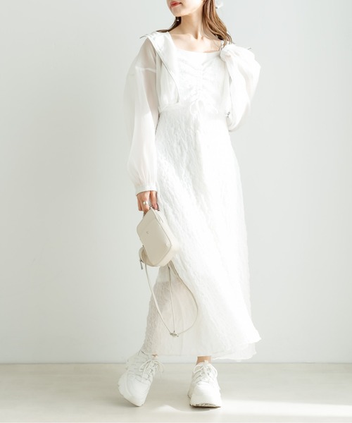 OLIVE des OLIVE(オリーブデオリーブ)の「シアパーカー 1031070080(パーカー・レディース・サックスブルー/ブラック/オフホワイト・FREE)」の9枚目の写真