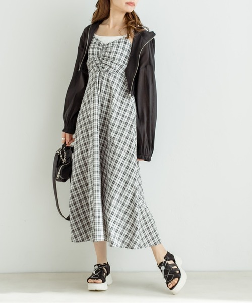 OLIVE des OLIVE(オリーブデオリーブ)の「シアパーカー 1031070080(パーカー・レディース・サックスブルー/ブラック/オフホワイト・FREE)」の11枚目の写真