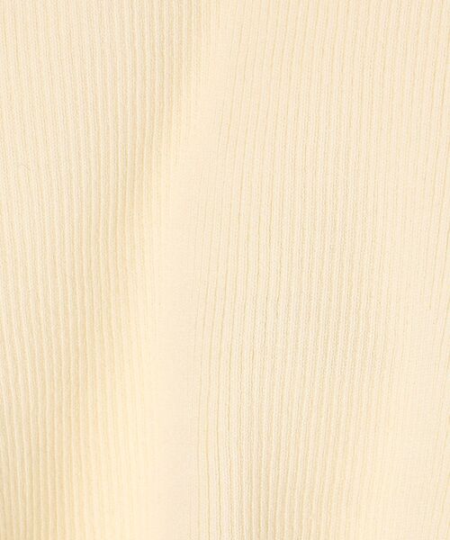 MAJESTIC LEGON（マジェスティックレゴン）の「カップ付きニットキャミ（キャミソール・レディース・アイボリー/ライトグレー/ブラック・MEDIUM）」の7枚目の写真