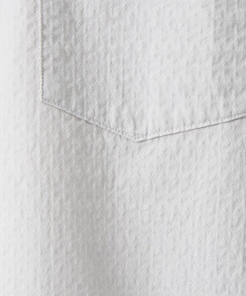 green label relaxing（グリーンレーベルリラクシング）の「サッカードビー ボタンダウン シャツ -抗菌-（シャツ/ブラウス・メンズ・ネイビー/ライトグレー/ロイヤルブルー・M/XL/L/S）」の15枚目の写真