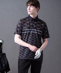 BUFFALO GOLF（バッファローゴルフ）の「SAINT-HONORE-POLOSHIRT(サントノーレ-ポロシャツ)モノグラム ポロシャツ（ポロシャツ）」