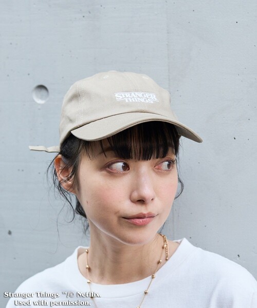 FREAK'S STORE(フリークスストア)の「Stranger Things/ストレンジャーシングス Stranger Things Cap/ストレンジャーシングスキャップ(キャップ・レディース・ブラック/ベージュ・フリ-)」の17枚目の写真