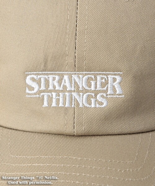 FREAK'S STORE(フリークスストア)の「Stranger Things/ストレンジャーシングス Stranger Things Cap/ストレンジャーシングスキャップ(キャップ・レディース・ブラック/ベージュ・フリ-)」の9枚目の写真