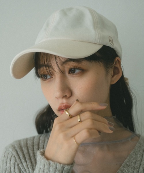 VANNIE U(ヴァニーユー)の「オーバルロゴキャップ(キャップ・レディース・ブラック/アイボリー・FREE)」の22枚目の写真