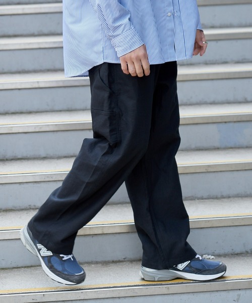 CIAOPANIC TYPY（チャオパニックティピー）の「綿麻ヘリンボーンイージーパンツ（その他パンツ・メンズ・ブラック/ネイビー/オフホワイト/ピンク/グリーン・SMALL/MEDIUM/LARGE）」の20枚目の写真