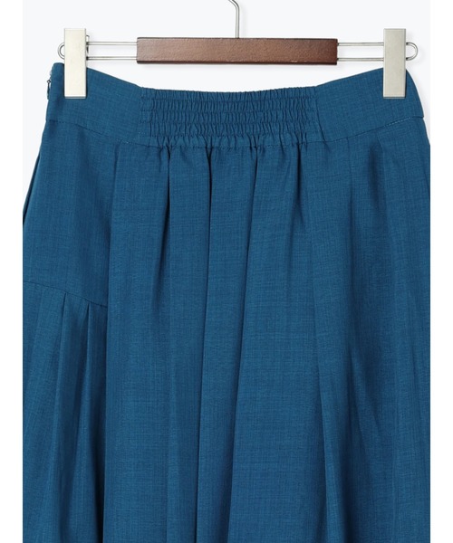 Te chichi（テチチ）の「リネンライクアシンメトリータックスカート（スカート・レディース・ブルー/ネイビー/ベージュ・M/S）」の9枚目の写真