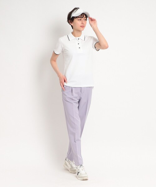 adabat（アダバット）の「すっきり見え センタープレス パンツ（その他パンツ・レディース・ナチュラル/パープル/ダークネイビー・36/38/40）」の18枚目の写真