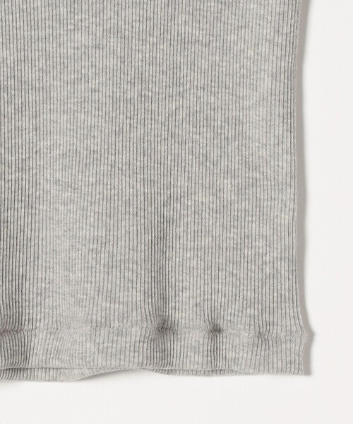 SHIPS any（シップス エニィ）の「MORETTA:〈洗濯機可能〉レース リブ タンクトップ（タンクトップ・レディース・ブラック/ライトグレー/ホワイト・ONE SIZE）」の7枚目の写真