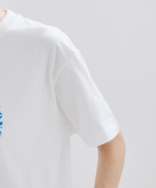 GOOD ROCK SPEED（グッドロックスピード）の「【GOOD ROCK SPEED（グッドロックスピード）】別注マルシェT（Tシャツ/カットソー・レディース・ライトグリーン/サックスブルー/ホワイト・FREE）」の5枚目の写真