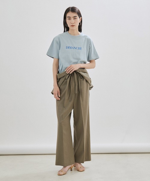 GOOD ROCK SPEED（グッドロックスピード）の「【GOOD ROCK SPEED（グッドロックスピード）】別注マルシェT（Tシャツ/カットソー・レディース・ライトグリーン/サックスブルー/ホワイト・FREE）」の15枚目の写真