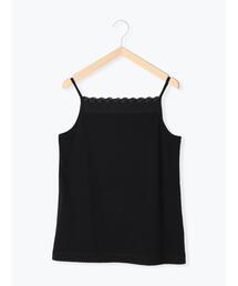 Samansa Mos2 | 胸元レースキャミソール(キャミソール)