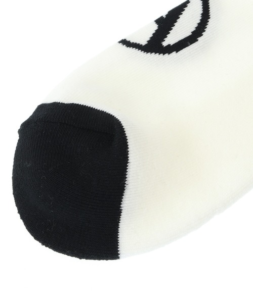 Candy Stripper（キャンディストリッパー）の「CND RIB ソックス（ソックス/靴下・レディース・ブラック/オフホワイト・FREE）」の6枚目の写真