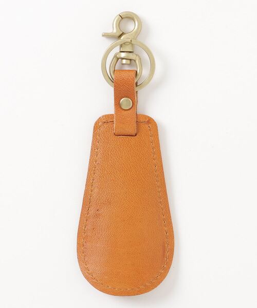 UNIVERSAL OVERALL（ユニバーサルオーバーオール）の「【 UNIVERSAL OVERALL / ユニバーサルオーバーオール 】栃木レザー靴べらキーホルダー UV156AR leather shoehorn keychain DRE（キーホルダー・メンズ・ブラック/ダークブラウン/ブラウン/レッド/グリーン/ネイビー・FREE）」の7枚目の写真