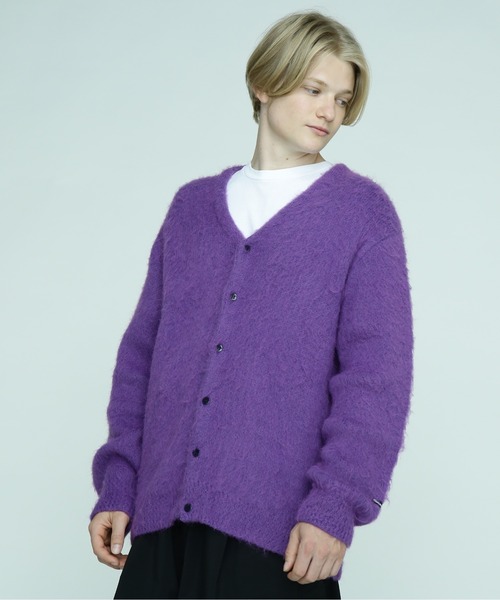 MANASTASH（マナスタッシュ）の「MANASTASH/マナスタッシュ　ABERDEEN KURTIGAN　アバディーンカーディガン（カーディガン/ボレロ・メンズ・グレー/ブルー/ブラック/バーガンディー/モカ/パープル・MEDIUM/LARGE/X-LARGE/XL）」の5枚目の写真