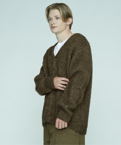 MANASTASH（マナスタッシュ）の「MANASTASH/マナスタッシュ　ABERDEEN KURTIGAN　アバディーンカーディガン（カーディガン/ボレロ・メンズ・グレー/ブルー/ブラック/バーガンディー/モカ/パープル・MEDIUM/LARGE/X-LARGE/XL）」の3枚目の写真