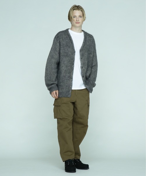 MANASTASH（マナスタッシュ）の「MANASTASH/マナスタッシュ　ABERDEEN KURTIGAN　アバディーンカーディガン（カーディガン/ボレロ・メンズ・グレー/ブルー/ブラック/バーガンディー/モカ/パープル・MEDIUM/LARGE/X-LARGE/XL）」の10枚目の写真