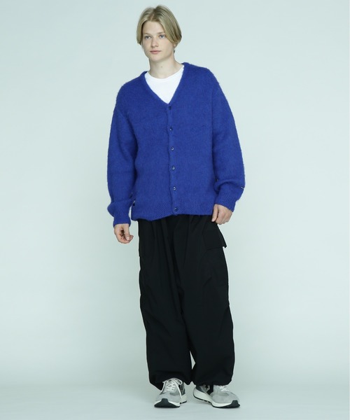 MANASTASH（マナスタッシュ）の「MANASTASH/マナスタッシュ　ABERDEEN KURTIGAN　アバディーンカーディガン（カーディガン/ボレロ・メンズ・グレー/ブルー/ブラック/バーガンディー/モカ/パープル・MEDIUM/LARGE/X-LARGE/XL）」の12枚目の写真