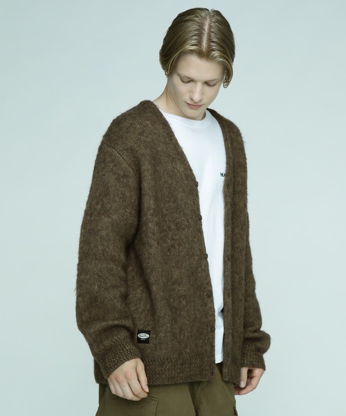 MANASTASH（マナスタッシュ）の「MANASTASH/マナスタッシュ　ABERDEEN KURTIGAN　アバディーンカーディガン（カーディガン/ボレロ・メンズ・グレー/ブルー/ブラック/バーガンディー/モカ/パープル・MEDIUM/LARGE/X-LARGE/XL）」の16枚目の写真