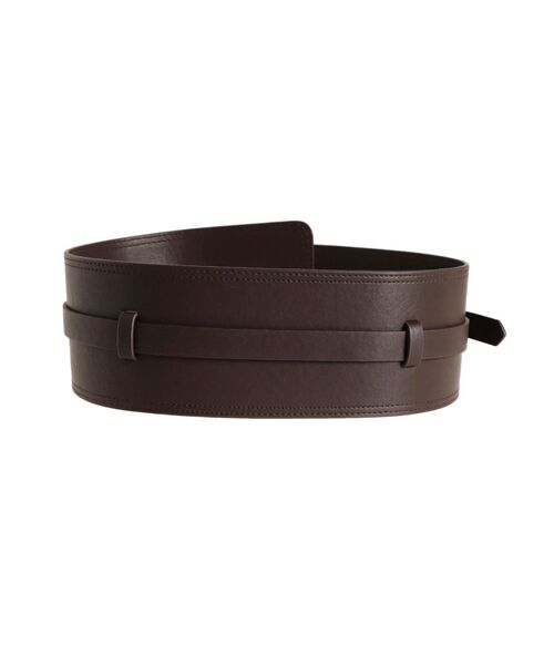 MERCURYDUO（マーキュリーデュオ）の「2WAYコルセットベルト（ベルト・レディース・ダークブラウン/ベージュ・FREE）」の4枚目の写真