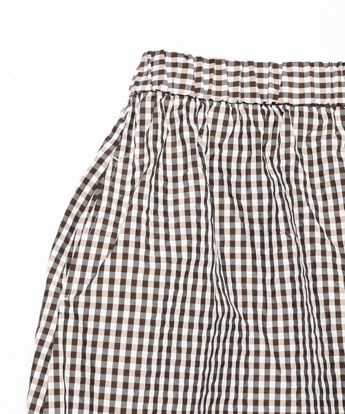 B:MING by BEAMS（ビーミングバイビームス）の「B:MING by BEAMS /  ギンガム メモリー スカート（スカート・レディース・ブラウン/ブラック・SMALL/MEDIUM）」の21枚目の写真