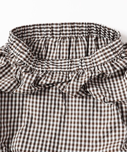 B:MING by BEAMS（ビーミングバイビームス）の「B:MING by BEAMS /  ギンガム メモリー スカート（スカート・レディース・ブラウン/ブラック・SMALL/MEDIUM）」の22枚目の写真