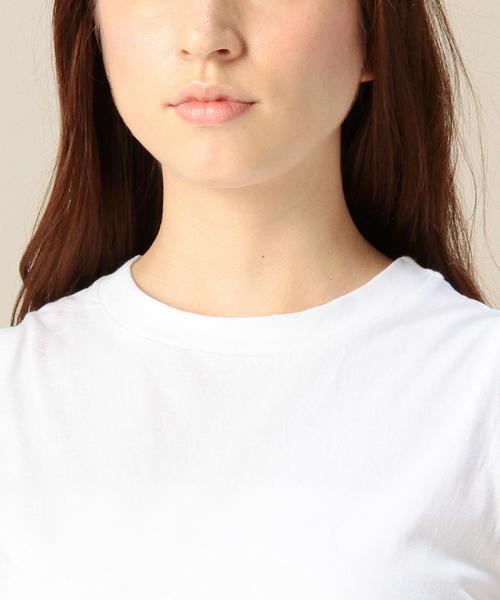 BEAUTY&YOUTH UNITED ARROWS（ビューティーアンドユースユナイテッドアローズ）の「BY コットンベーシックノースリーブ 2◆（Tシャツ/カットソー・レディース・オリーブ/ホワイト/グレー/ブラック・フリー）」の10枚目の写真