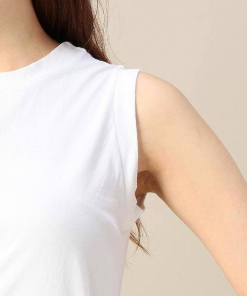 BEAUTY&YOUTH UNITED ARROWS（ビューティーアンドユースユナイテッドアローズ）の「BY コットンベーシックノースリーブ 2◆（Tシャツ/カットソー・レディース・オリーブ/ホワイト/グレー/ブラック・フリー）」の11枚目の写真