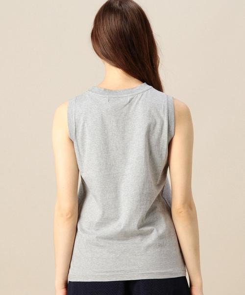 BEAUTY&YOUTH UNITED ARROWS（ビューティーアンドユースユナイテッドアローズ）の「BY コットンベーシックノースリーブ 2◆（Tシャツ/カットソー・レディース・オリーブ/ホワイト/グレー/ブラック・フリー）」の5枚目の写真