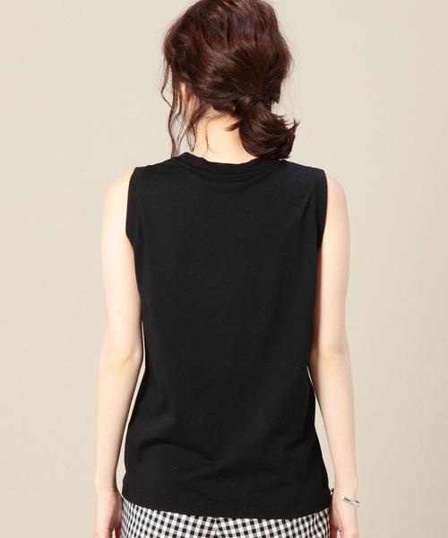 BEAUTY&YOUTH UNITED ARROWS（ビューティーアンドユースユナイテッドアローズ）の「BY コットンベーシックノースリーブ 2◆（Tシャツ/カットソー・レディース・オリーブ/ホワイト/グレー/ブラック・フリー）」の20枚目の写真