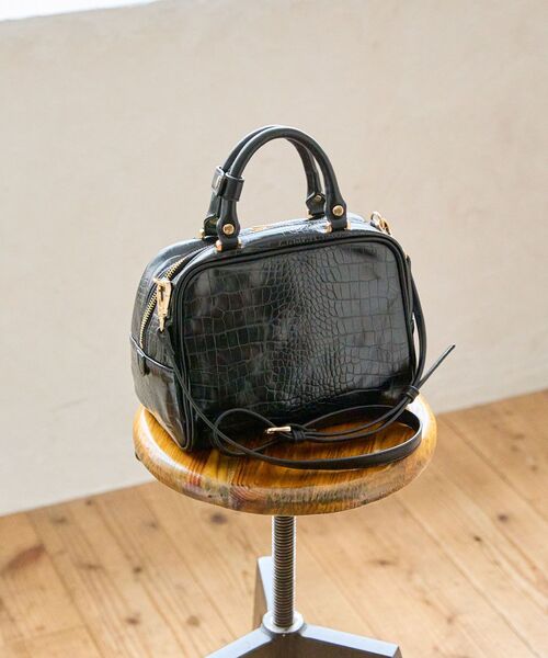 MAJESTIC LEGON(マジェスティックレゴン)の「2wayショルダーボストンバッグ(ボストンバッグ・レディース・ブラック系その他/ブラウン系その他2・FREE)」の17枚目の写真