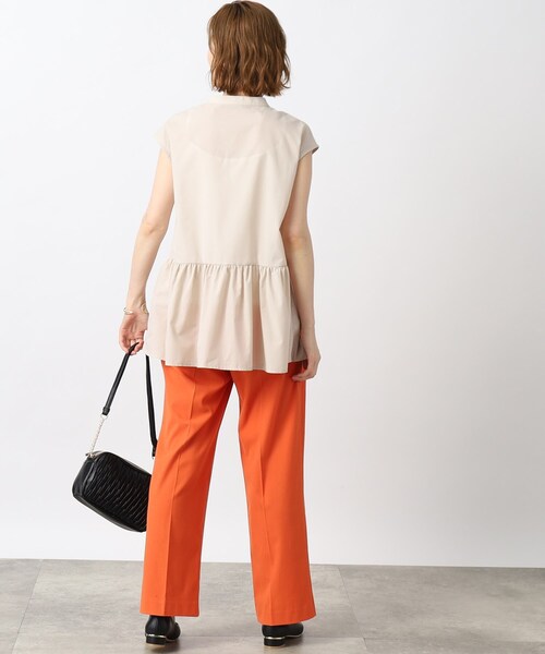 grove（グローブ）の「◆大人かわいい♪ペプラムチュニックシャツ（シャツ/ブラウス・レディース・ブラック/ダークグリーン/ベージュ・02/03/04/05/01）」の15枚目の写真