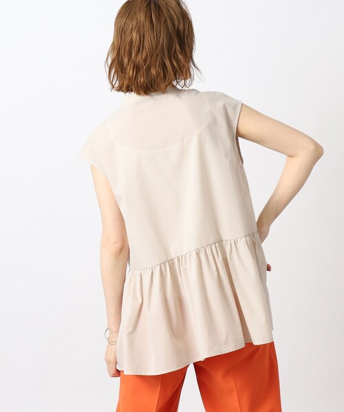 grove（グローブ）の「◆大人かわいい♪ペプラムチュニックシャツ（シャツ/ブラウス・レディース・ブラック/ダークグリーン/ベージュ・02/03/04/05/01）」の18枚目の写真