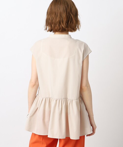 grove（グローブ）の「◆大人かわいい♪ペプラムチュニックシャツ（シャツ/ブラウス・レディース・ブラック/ダークグリーン/ベージュ・02/03/04/05/01）」の22枚目の写真