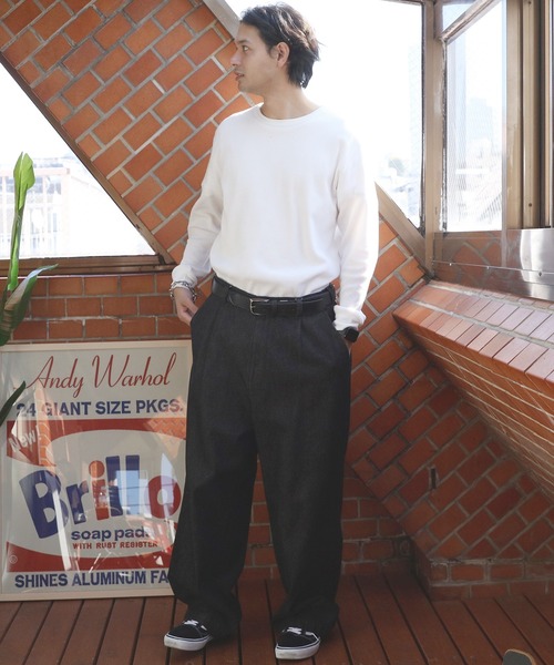 ８(eight)（エイト）の「伸縮PUレザーベルト（ベルト・メンズ・ブラック/ライトブラウン/ネイビー/ダークブラウン・FREE）」の5枚目の写真