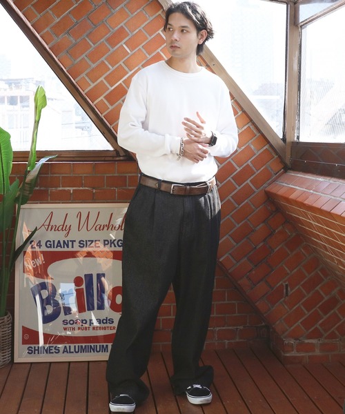 ８(eight)（エイト）の「伸縮PUレザーベルト（ベルト・メンズ・ブラック/ライトブラウン/ネイビー/ダークブラウン・FREE）」の11枚目の写真