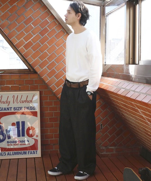 ８(eight)（エイト）の「伸縮PUレザーベルト（ベルト・メンズ・ブラック/ライトブラウン/ネイビー/ダークブラウン・FREE）」の13枚目の写真