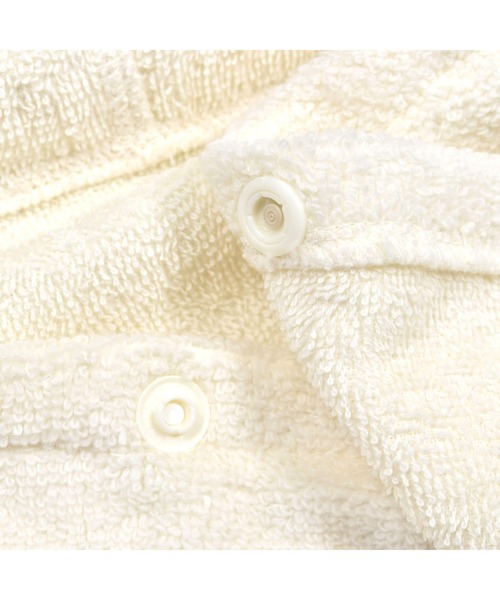 SLAP SLIP BABY（スラップスリップベビー）の「アニマルモチーフクマウサギフェイスフード付きパイルおくるみベビー（おくるみ・キッズ・ピンク/オフホワイト・ONE SIZE）」の13枚目の写真