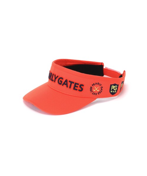 セール】【PEARLY GATES】リサイクルポリエステルツイル 2段ロゴ