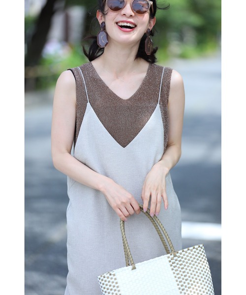 cawaii(カワイイ)の「羽織りの下に抜け感を。ゆるキラトップス(Tシャツ/カットソー・レディース・シルバー/ブラウン・FREE)」の20枚目の写真