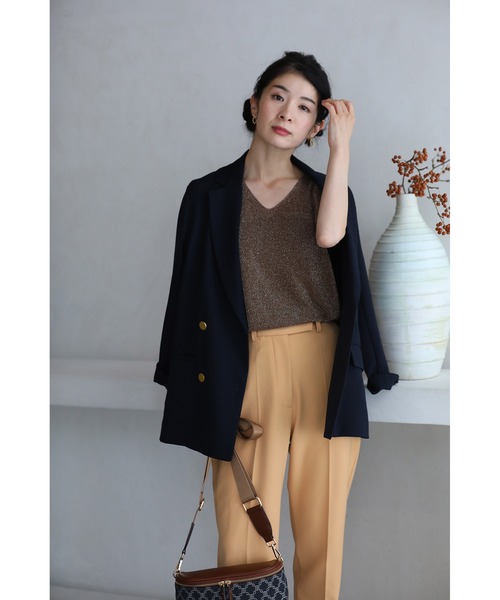 cawaii(カワイイ)の「羽織りの下に抜け感を。ゆるキラトップス(Tシャツ/カットソー・レディース・シルバー/ブラウン・FREE)」の4枚目の写真