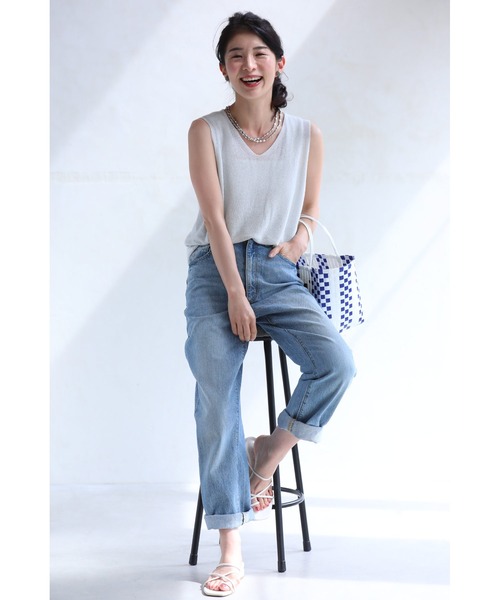 cawaii(カワイイ)の「羽織りの下に抜け感を。ゆるキラトップス(Tシャツ/カットソー・レディース・シルバー/ブラウン・FREE)」の13枚目の写真
