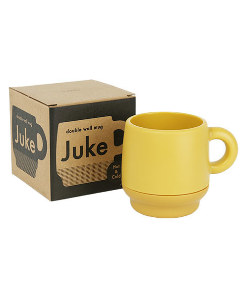 GEORGE'S（ジョージズ）の「JUKE ダブルウォールマグ（グラス/マグカップ/タンブラー・オフホワイト/ターコイズブルー/マスタード・FREE）」の3枚目の写真