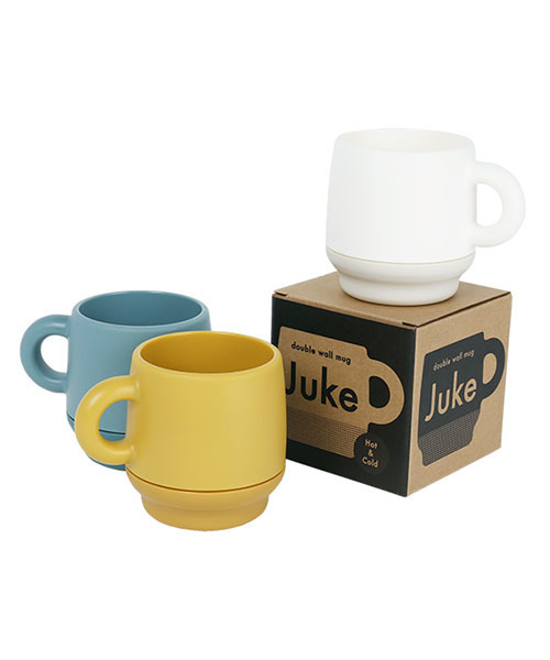 GEORGE'S（ジョージズ）の「JUKE ダブルウォールマグ（グラス/マグカップ/タンブラー・オフホワイト/ターコイズブルー/マスタード・FREE）」の11枚目の写真
