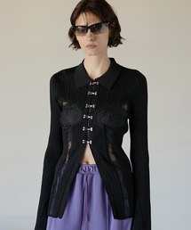 PRANK PROJECT | 【23AUTUMN先行予約商品】レーストリムシャツ / Lace Trim Shirt(ニット/セーター)