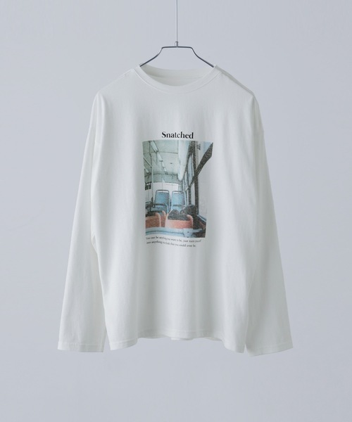 etoll.(エトル)の「フォトプリントロングTシャツ(Tシャツ/カットソー・レディース・オフホワイト/ホワイト系その他・FREE)」の10枚目の写真